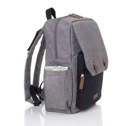 Babymel George Baby Eco Nappy Backpack - Grey/Black