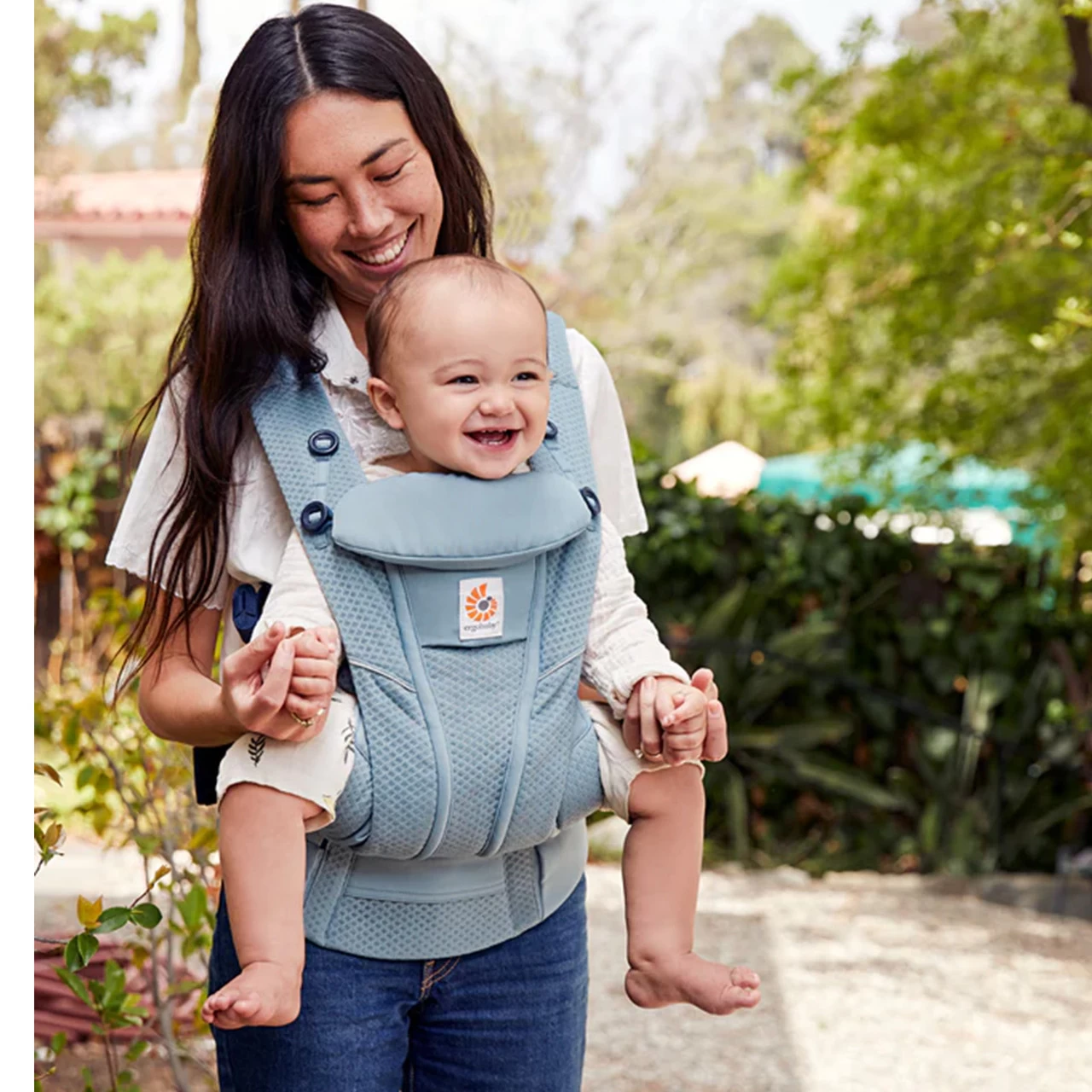 Skip Hop Ergobaby Omni Breeze Baby Carrier - Slate Blue - Image 8