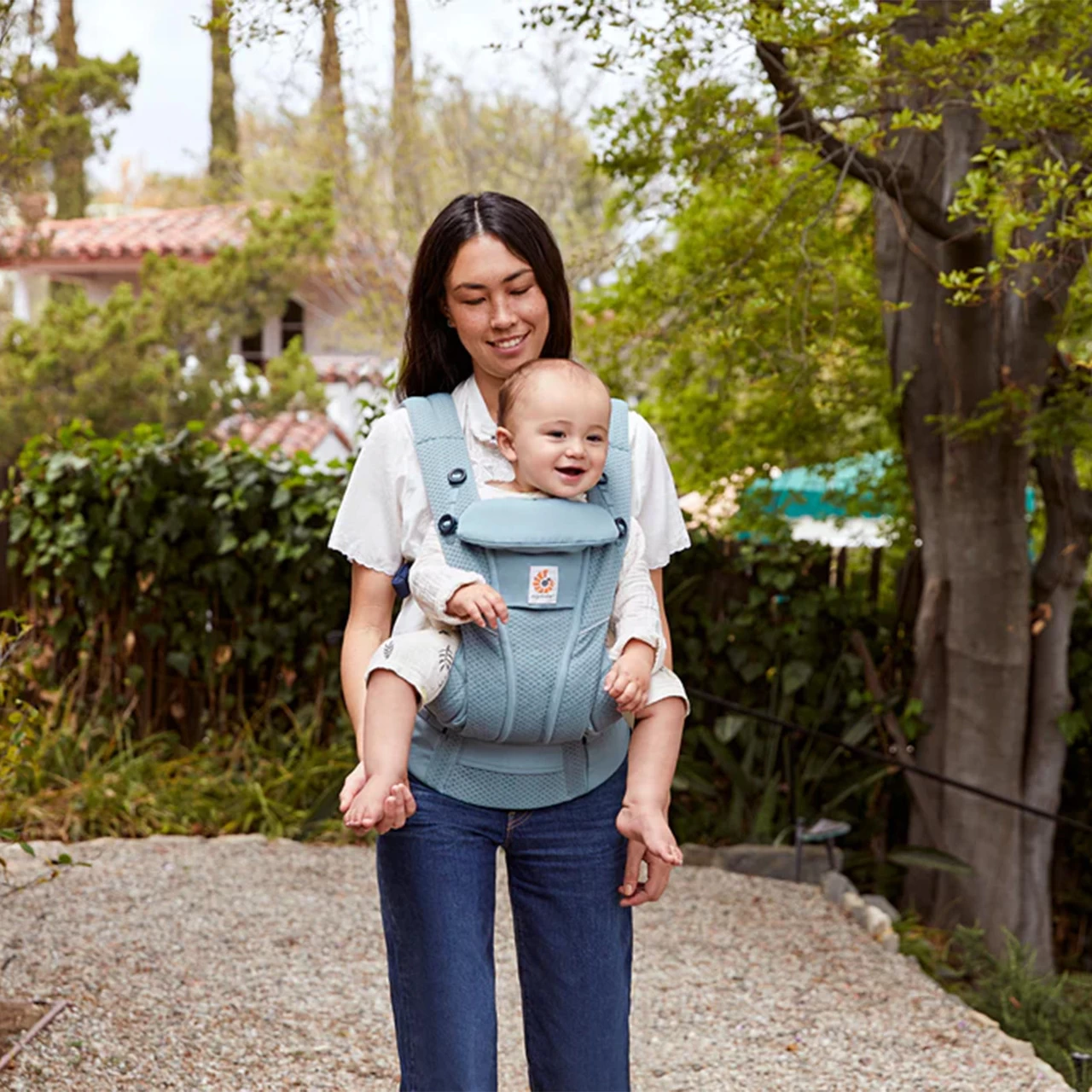 Skip Hop Ergobaby Omni Breeze Baby Carrier - Slate Blue - Image 6