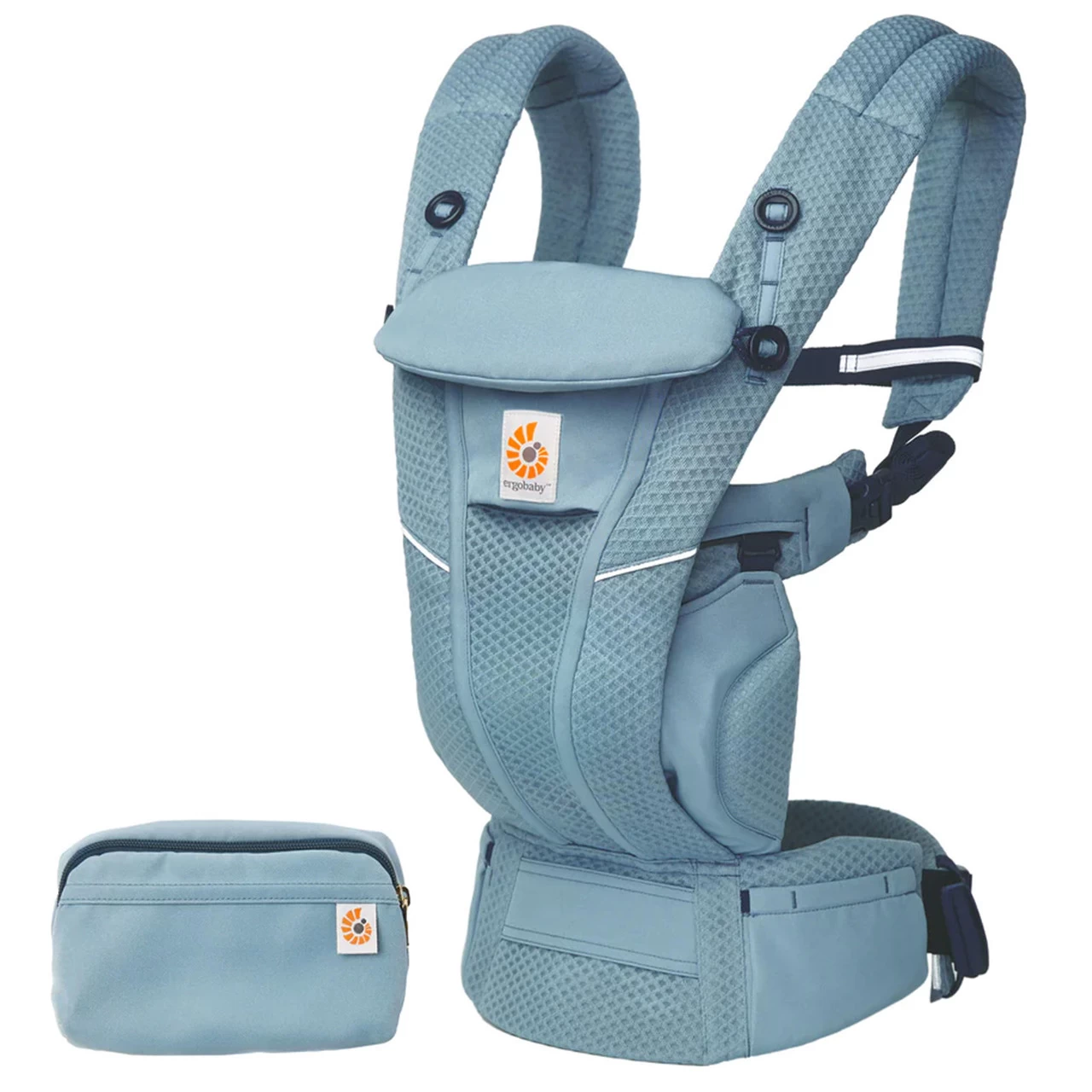 Skip Hop Ergobaby Omni Breeze Baby Carrier - Slate Blue - Image 12