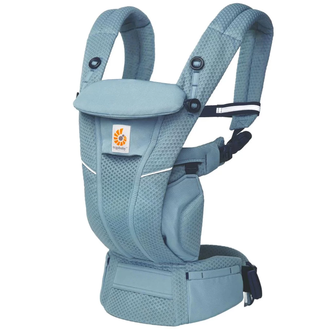 Skip Hop Ergobaby Omni Breeze Baby Carrier - Slate Blue - Image 9