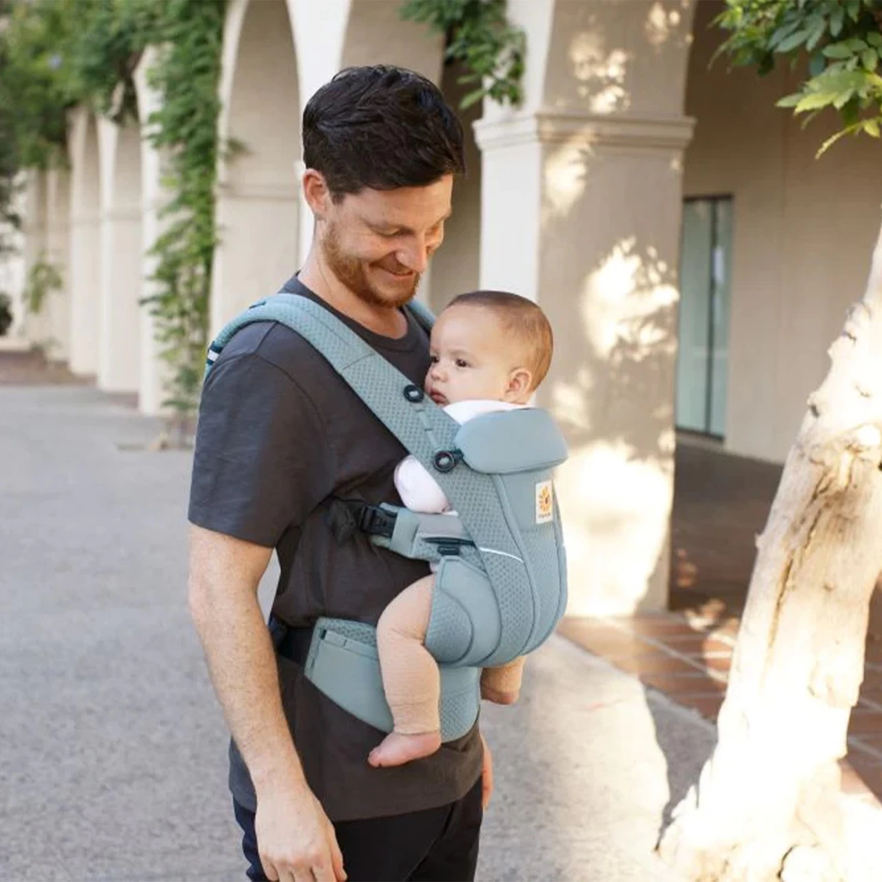 Skip Hop Ergobaby Omni Breeze Baby Carrier - Slate Blue - Image 5