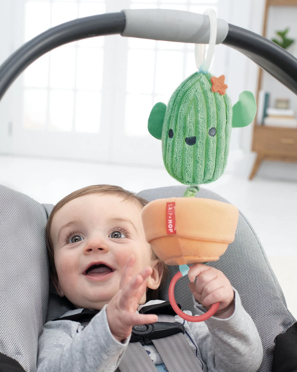 Skip Hop Farmstand Jitter Cactus Stroller Toy - Image 5