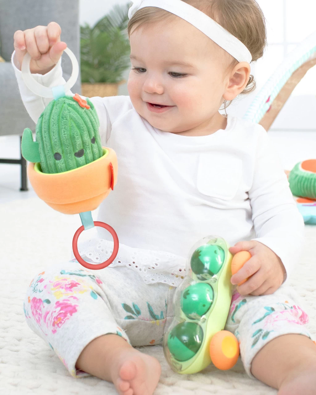 Skip Hop Farmstand Jitter Cactus Stroller Toy - Image 9