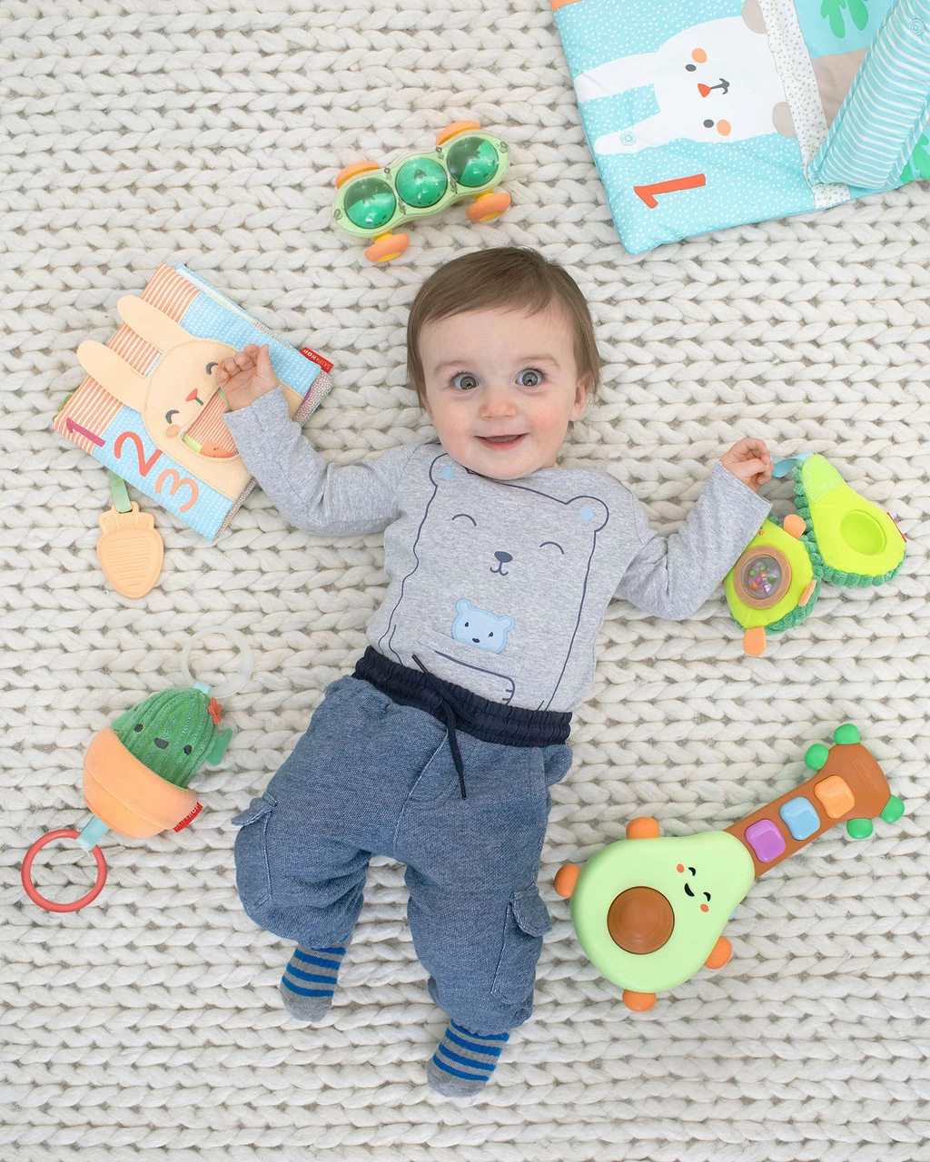 Skip Hop Farmstand Jitter Cactus Stroller Toy - Image 4