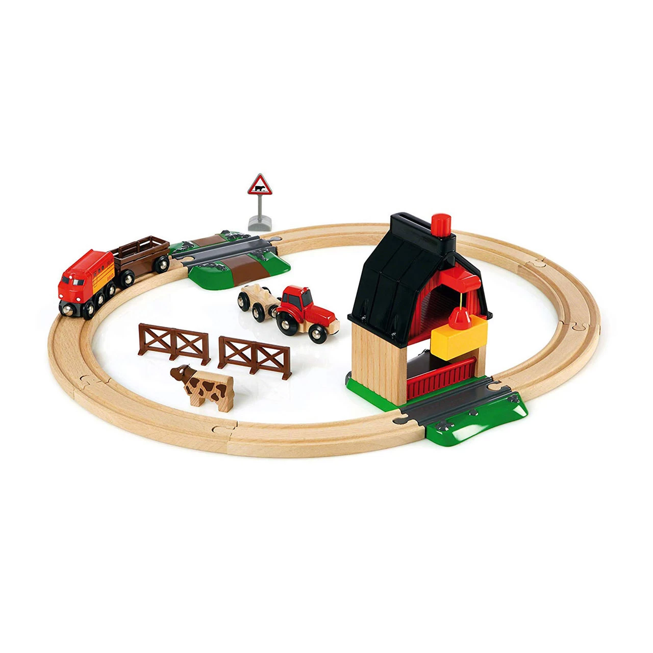 BRIO Wooden Farm Railway Set - 20 Pcs - Image 3