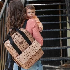 Babymel Georgi Eco Convertible Nappy Backpack - Leopard