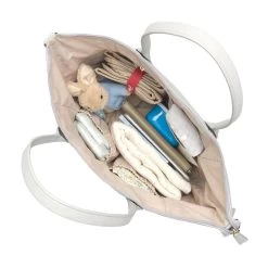 Babymel Roxy Nappy Bag Tote - Pale Grey