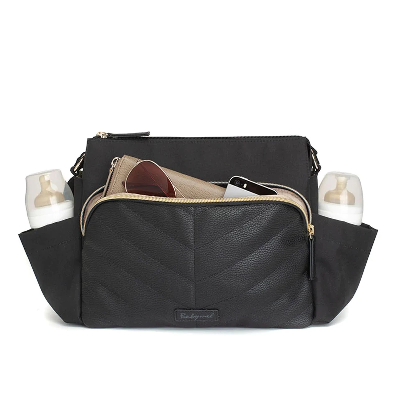 Babymel Amber Stroller Bag - Black - Image 3