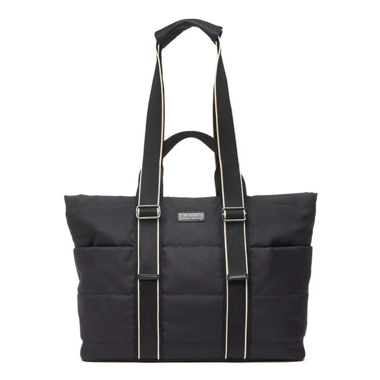 Babymel Eco Sammi Nappy Bag Backpack - Quilt Black - Image 2