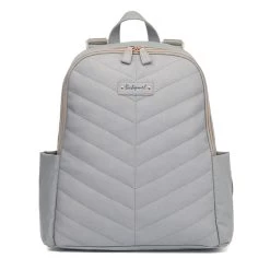 Babymel Gabby Vegan Leather Backpack - Grey