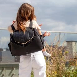 Babymel Pippa Nappy Bag Backpack - Black