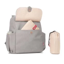 Babymel Robyn Convertible Nappy Backpack - Pale Grey