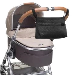 Babymel Stroller Organiser - Black Scuba