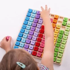 Bigjigs Toys Wooden Number Tray