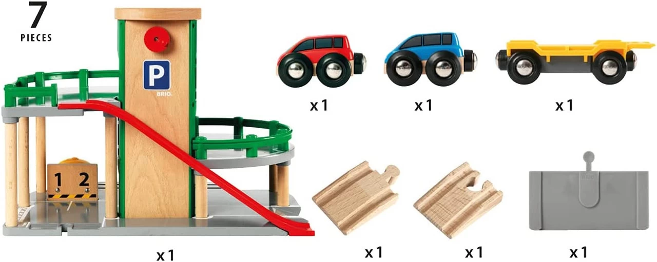 BRIO Parking Garage - 7 Pieces - Image 4