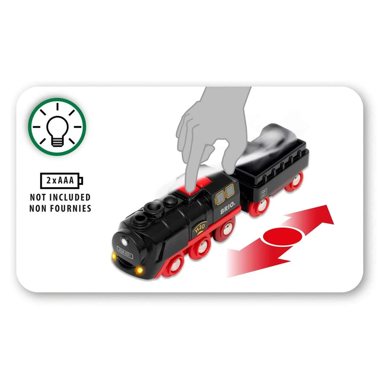 Brio Steaming Train - 3pc - Image 4