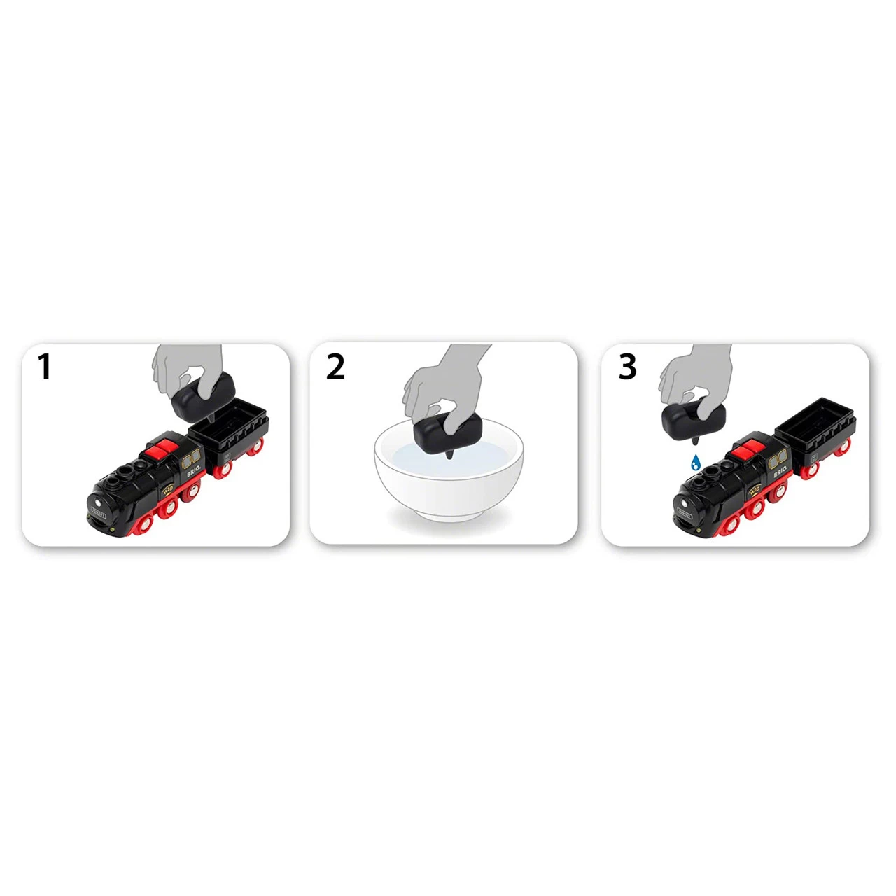 Brio Steaming Train - 3pc - Image 2