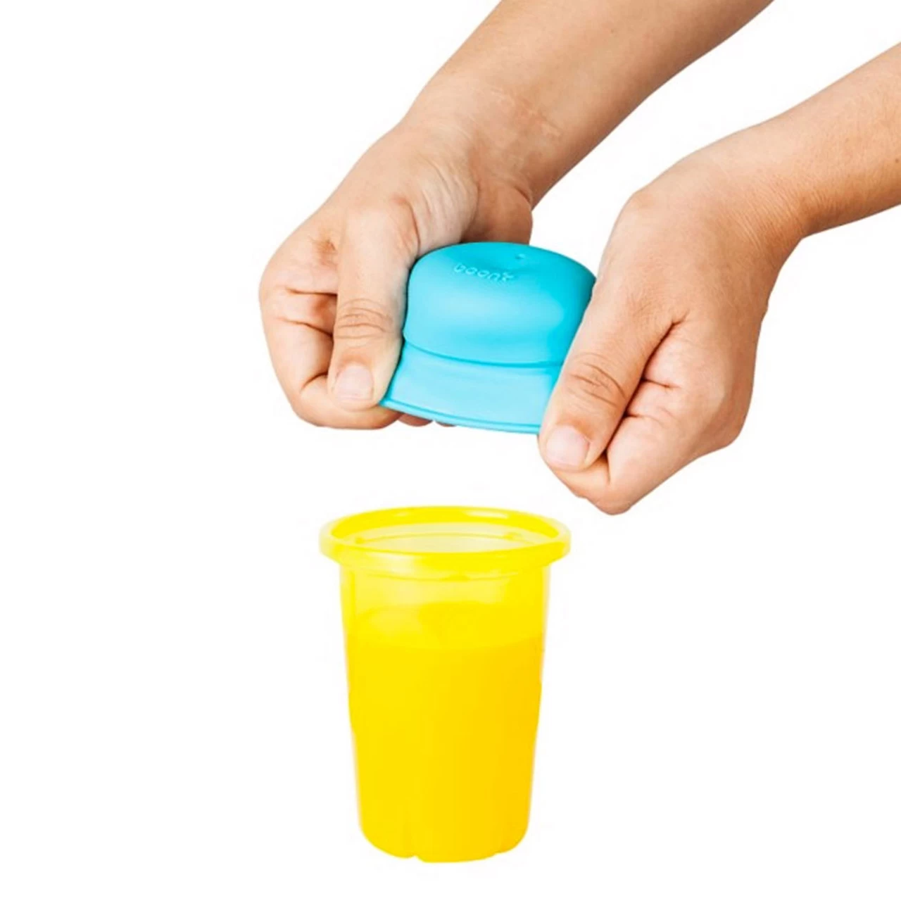 Boon Snug Reusable Straw & Lids - Blue - Image 2