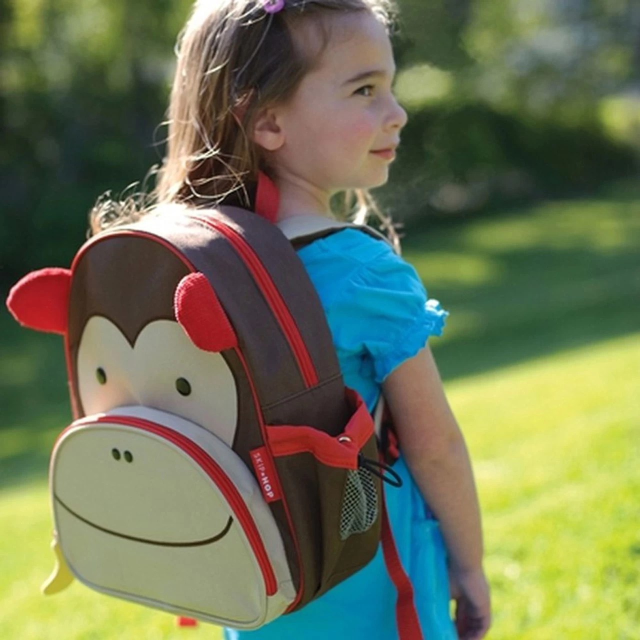 Skip Hop Zoo Kids Backpack - Monkey - Image 3