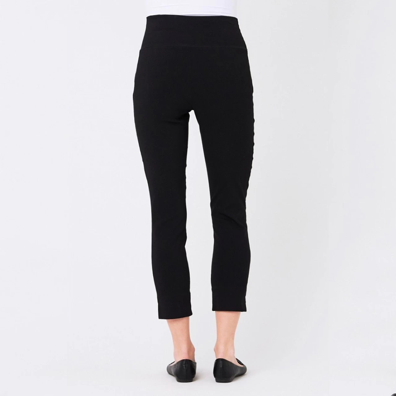 Ripe Maternity Suzie Stretchy Capri Pants - Black - Image 2