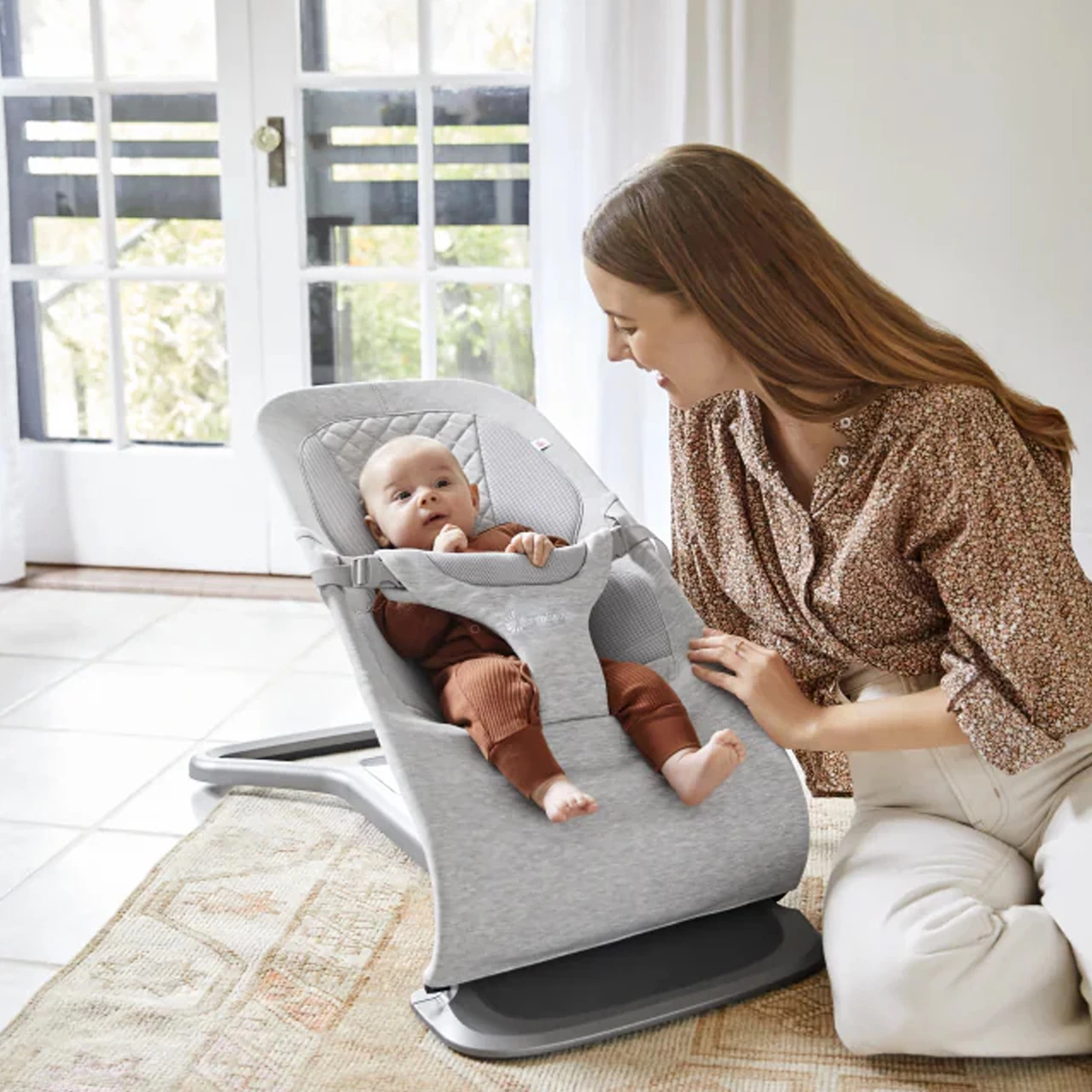 Ergobaby Evolve 3 In 1 Bouncer - Light Grey - Image 4