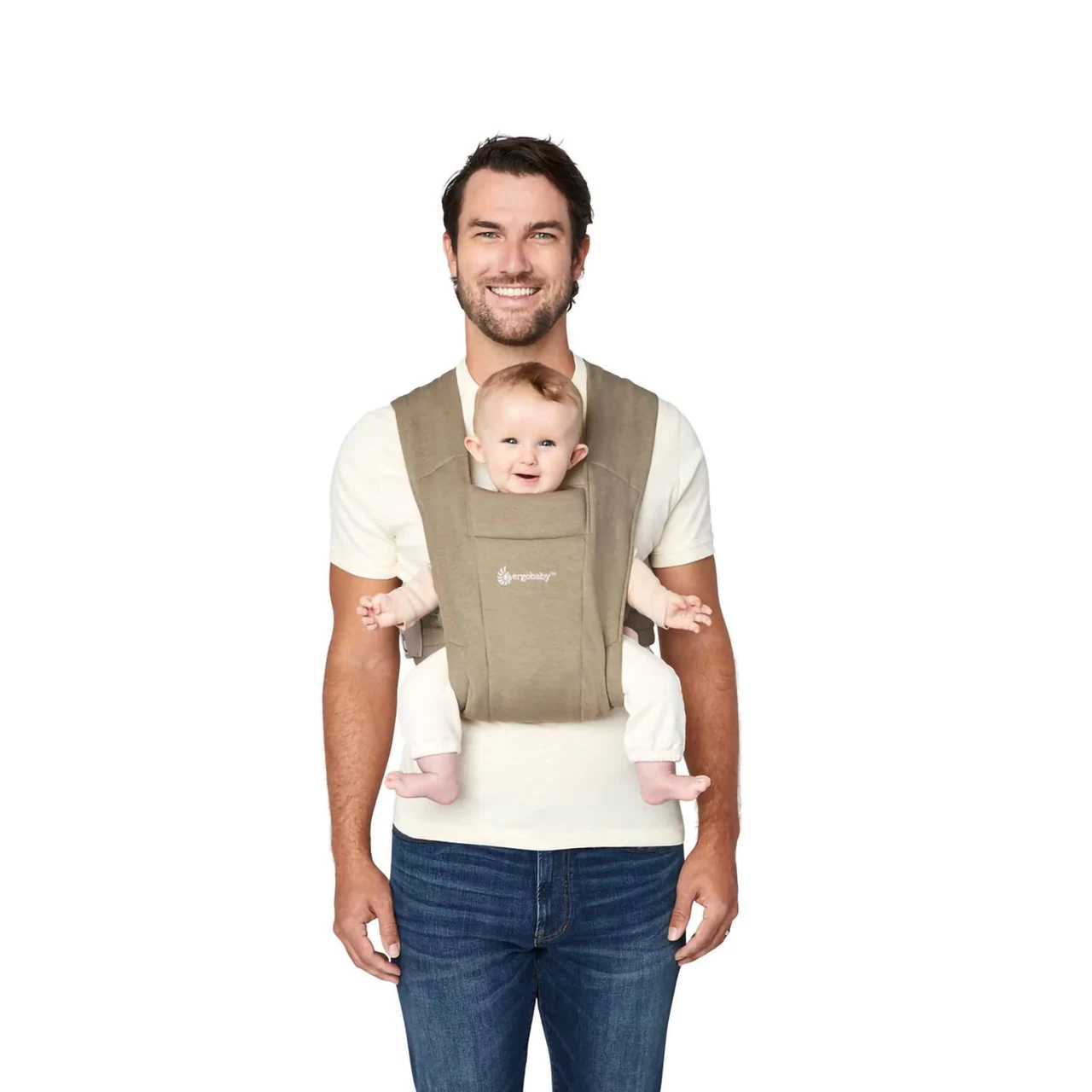 Ergobaby Embrace Soft Knit Newborn Carrier - Olive - Image 5