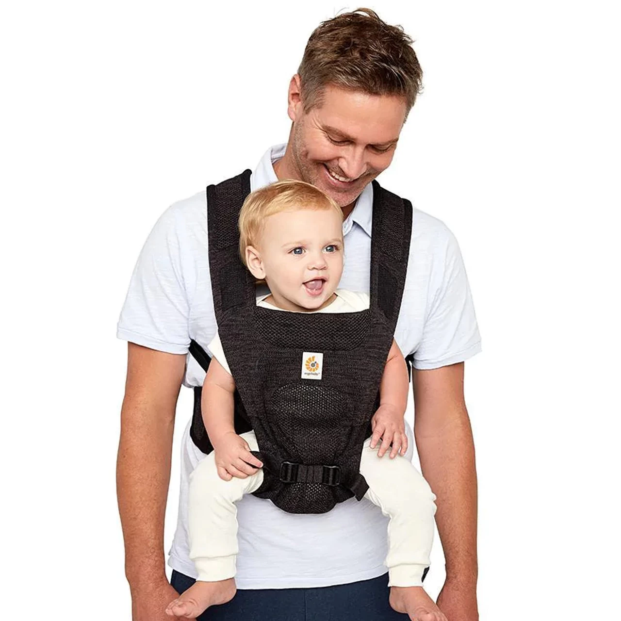 Ergobaby Aerloom Lightweight Baby Carrier - Black - Image 2