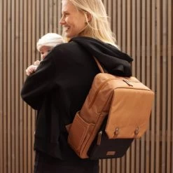 Babymel George Eco Baby Nappy Backpack - Maple