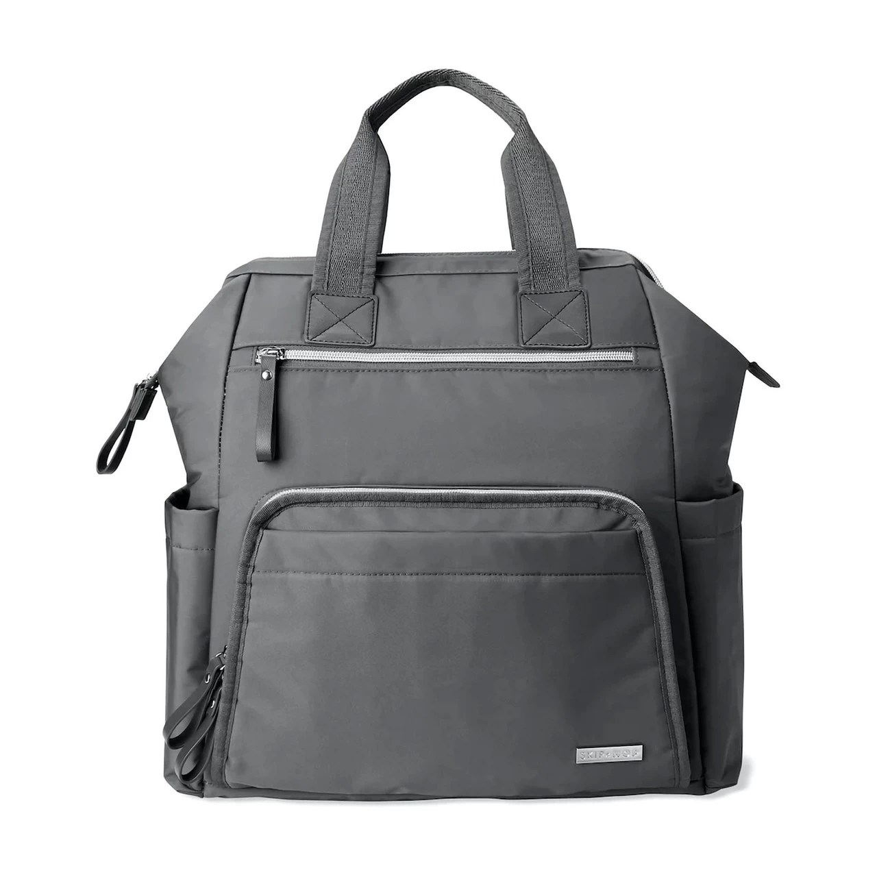 Skip Hop Main Frame Wide Open Baby Backpack - Charcoal