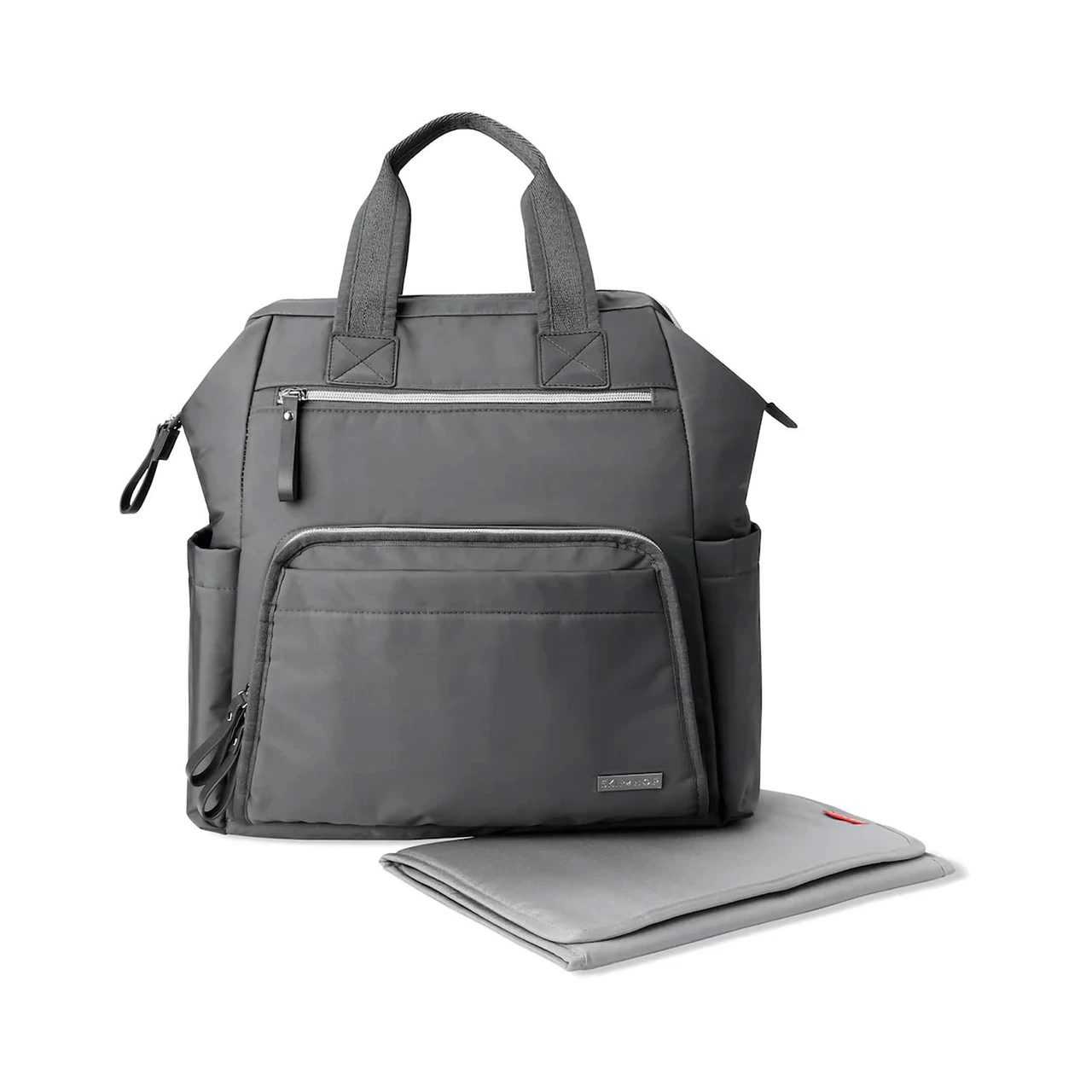 Skip Hop Main Frame Wide Open Baby Backpack - Charcoal - Image 3