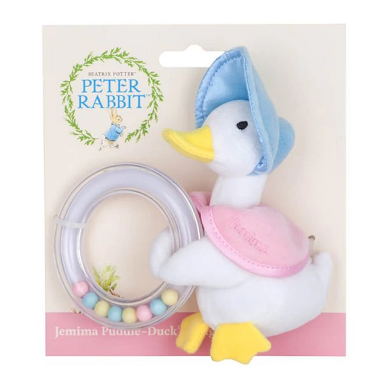 Beatrix Potter Ring Rattle - Jemima Puddle Duck - Image 3