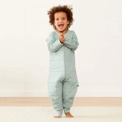 ErgoPouch Organic Kids Padded Sleep Onesie (2.5 Tog) - Sage