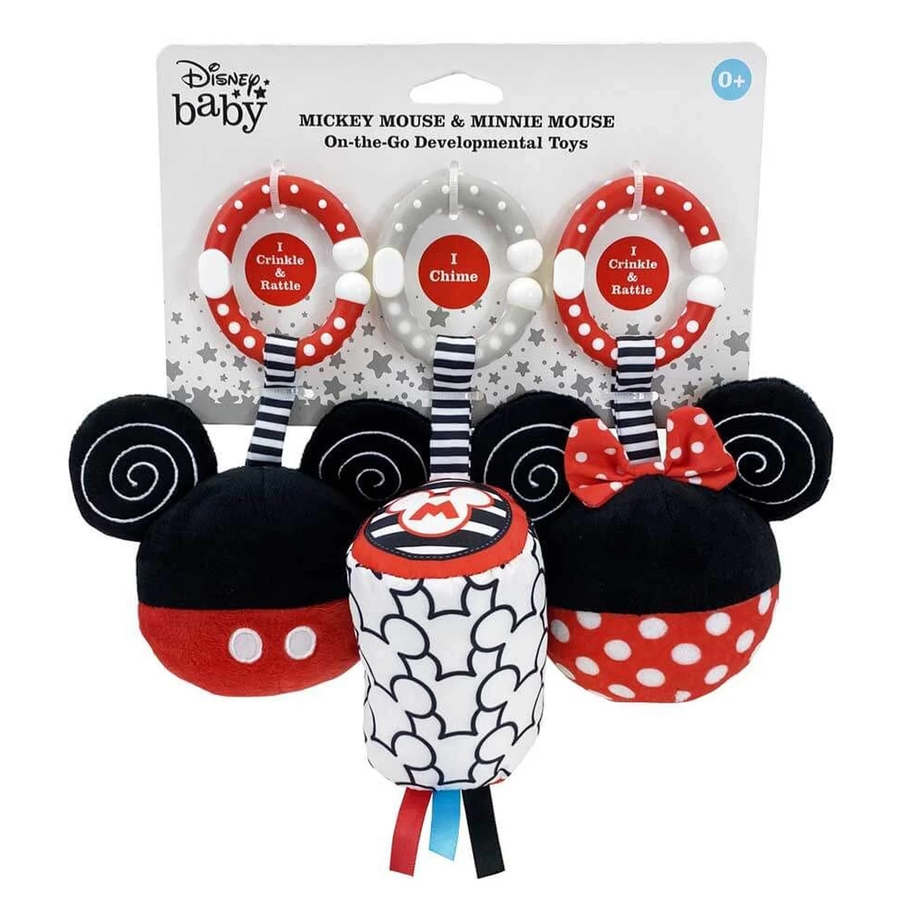 Disney Baby On-the-Go Hanging Toy - Mickey & Minnie Mouse - Image 2