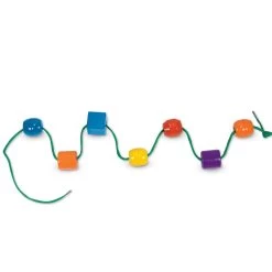 Melissa And Doug Melissa & Doug Jumbo Primary Wooden Lacing Beads