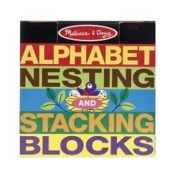Melissa And Doug Melissa & Doug Alphabet Nesting & Stacking Blocks