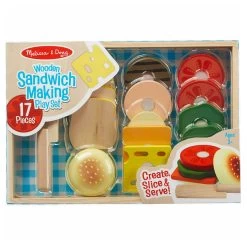 Melissa And Doug Melissa & Doug 17 Piece Sandwich Making Set