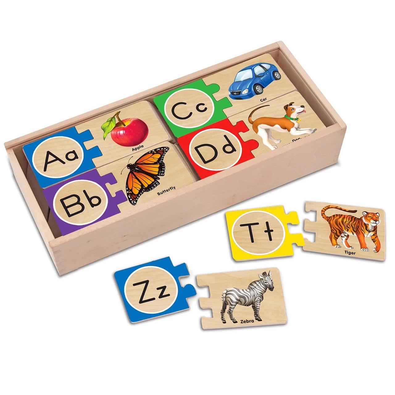 Melissa And Doug Melissa & Doug Self-Correcting Alphabet Puzzle Cards