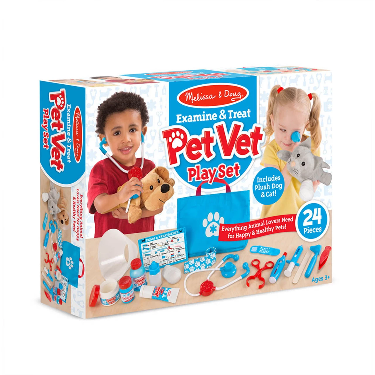 Melissa And Doug Melissa & Doug Examine & Treat Pet Vet Play Set