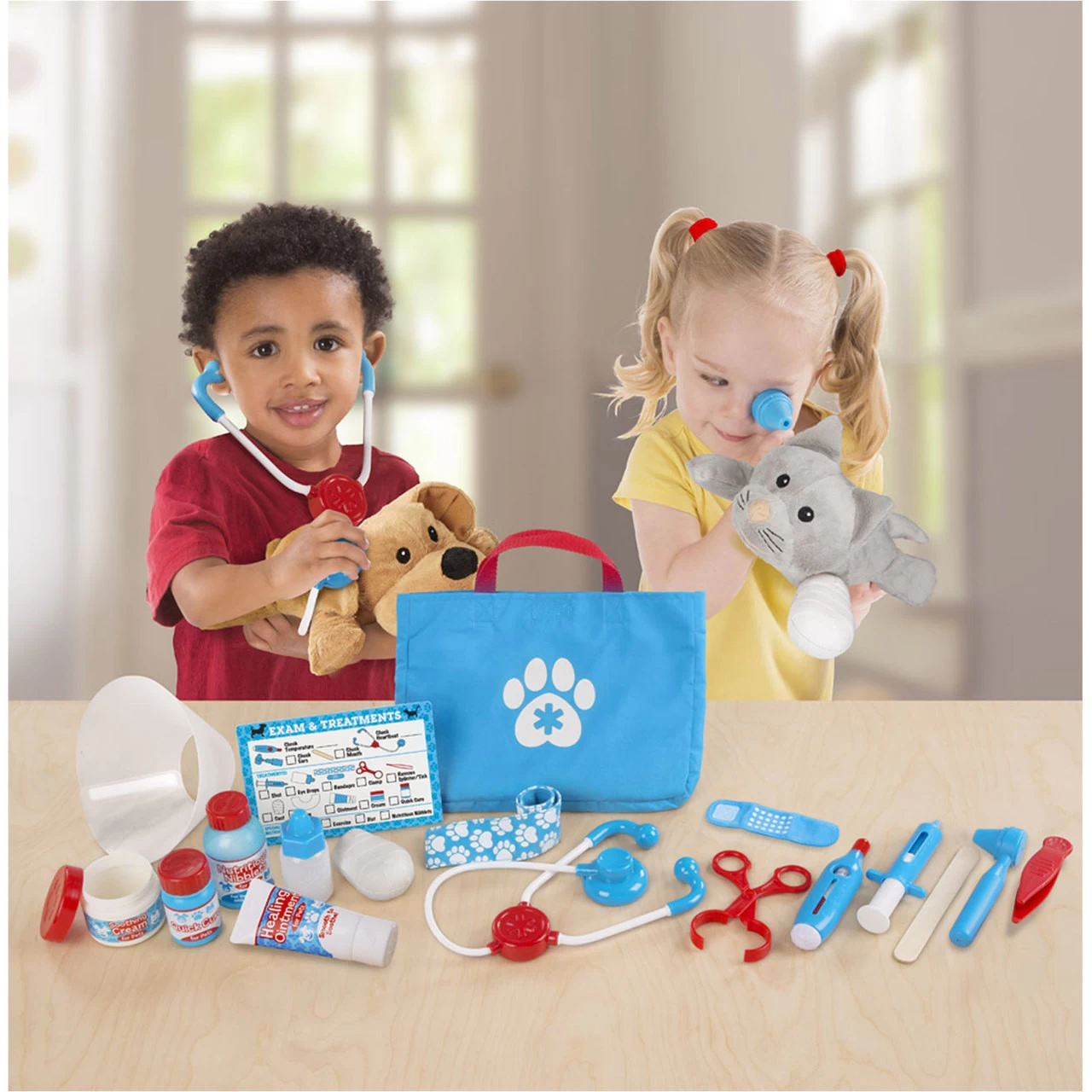 Melissa And Doug Melissa & Doug Examine & Treat Pet Vet Play Set - Image 3