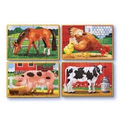 Melissa And Doug Melissa & Doug Jigsaw Puzzles In A Box - Farm