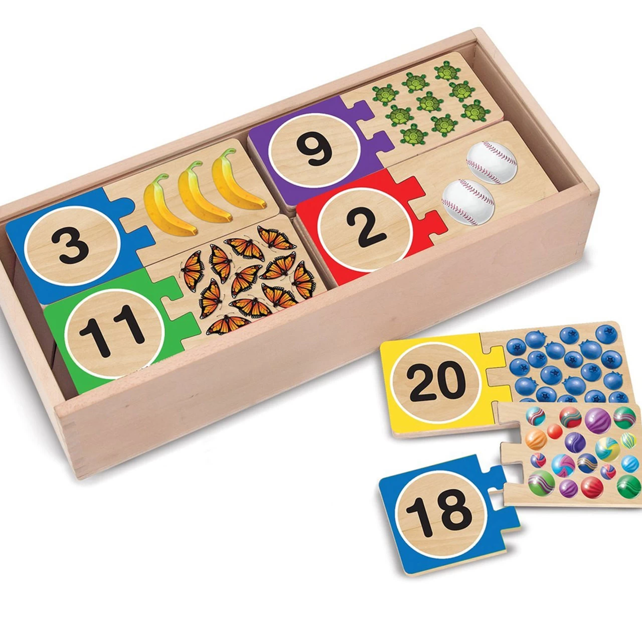 Melissa And Doug Melissa & Doug Self-Correcting Numbers Puzzle Cards