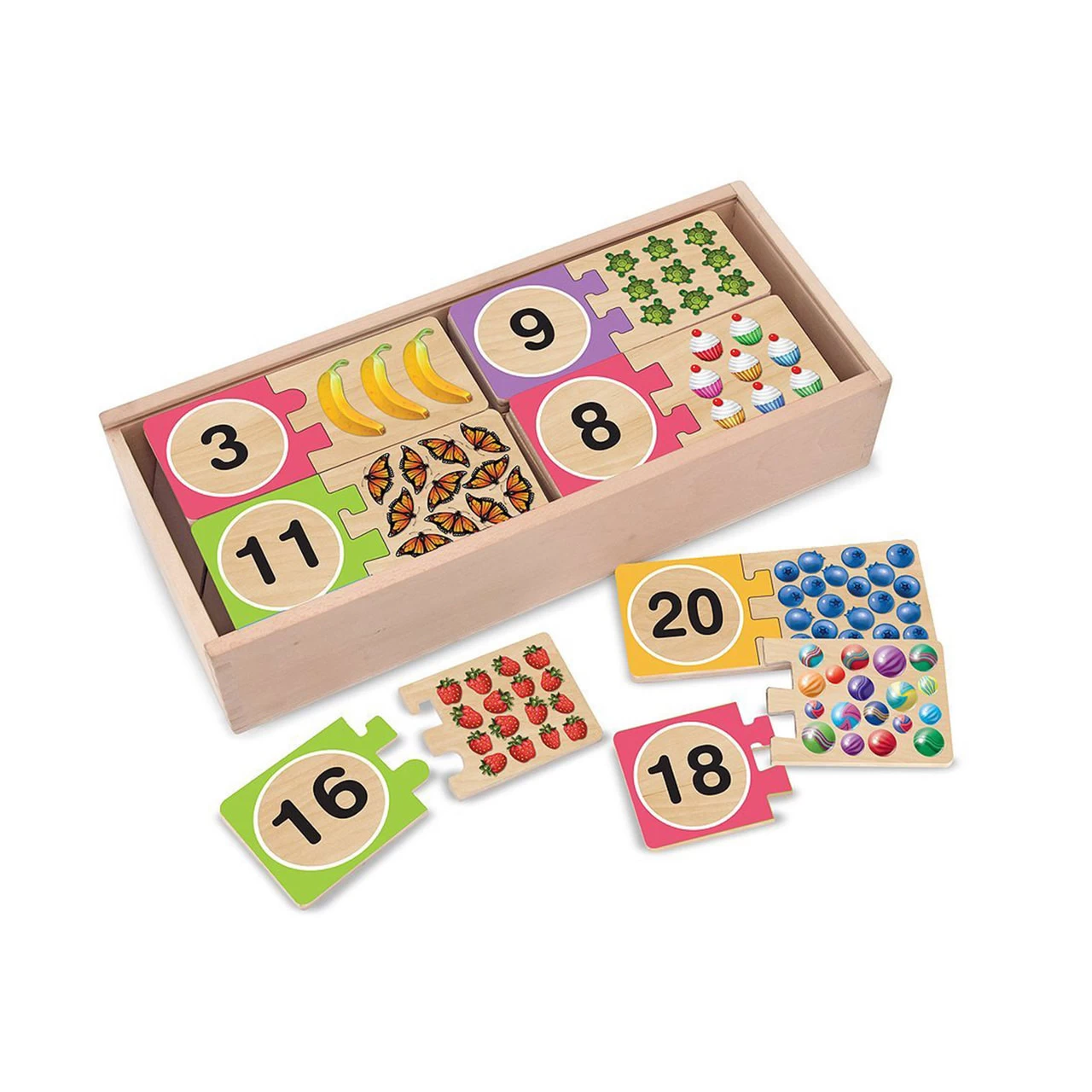 Melissa And Doug Melissa & Doug Self-Correcting Numbers Puzzle Cards - Image 3