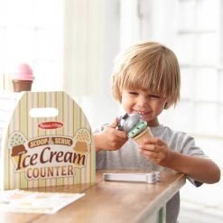 Melissa And Doug Melissa & Doug Scoop & Serve Wooden Ice Cream Counter
