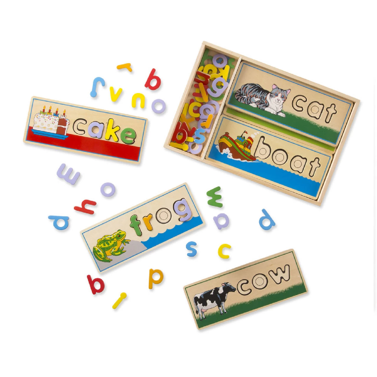 Melissa And Doug Melissa & Doug See & Spell Wooden Boards - Image 4