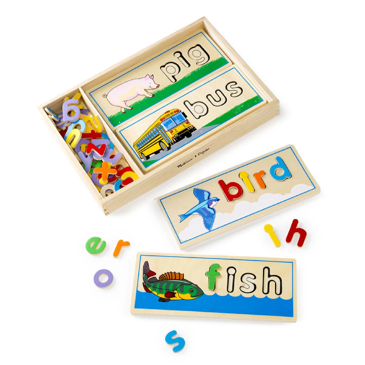Melissa And Doug Melissa & Doug See & Spell Wooden Boards - Image 3