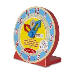 Melissa And Doug Melissa & Doug Wooden Turn & Tell Clock