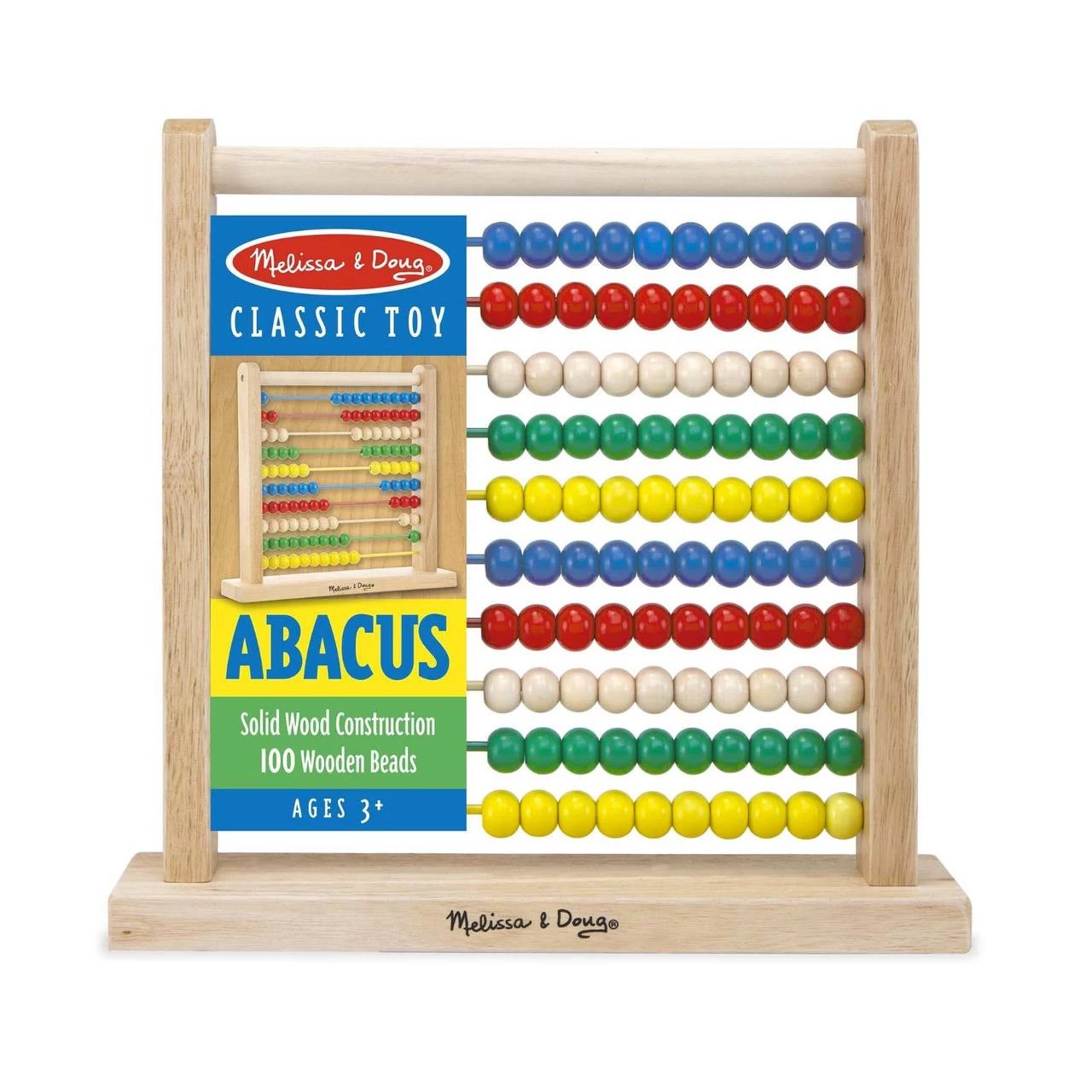 Melissa And Doug Melissa & Doug Classic Wooden Abacus - Image 3