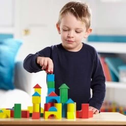 Melissa And Doug Melissa & Doug Classic 100 Wood Block Set