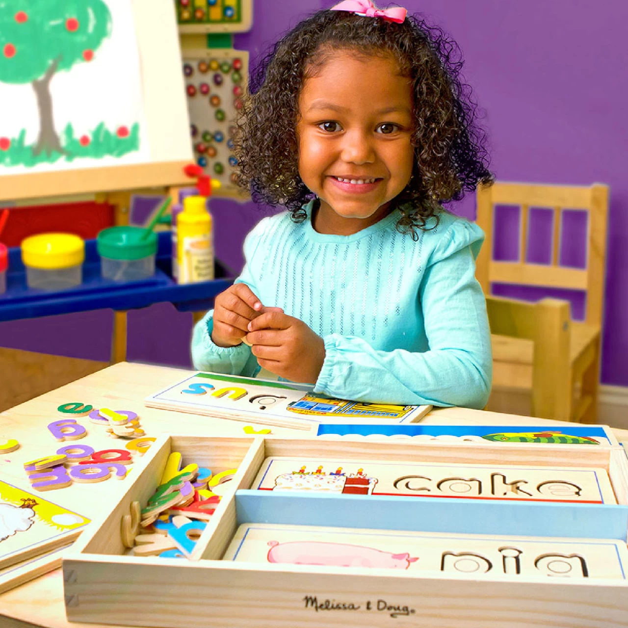 Melissa And Doug Melissa & Doug See & Spell Wooden Boards